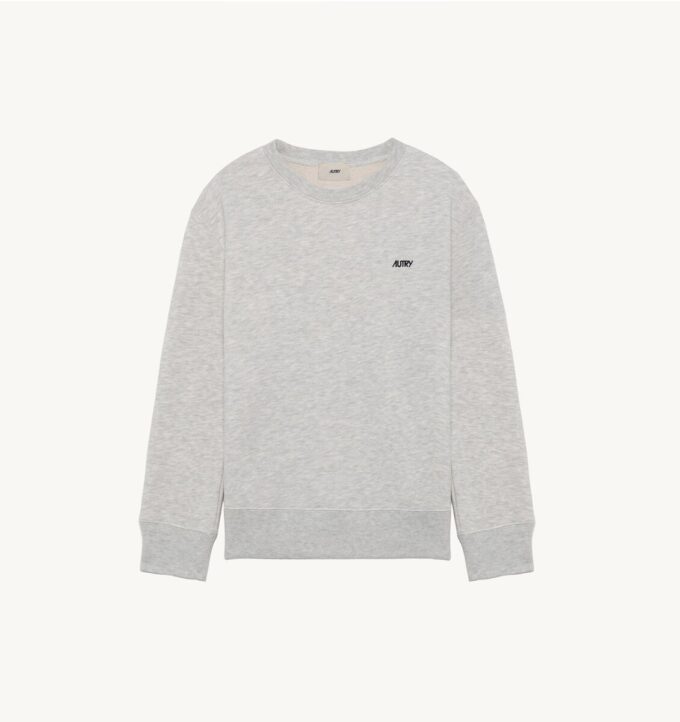Besticktes Autry-Logo-Sweatshirt mit Rundhalsausschnitt für Herren