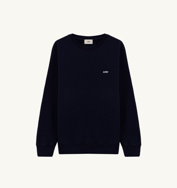 Besticktes Autry-Logo-Sweatshirt mit Rundhalsausschnitt für Herren