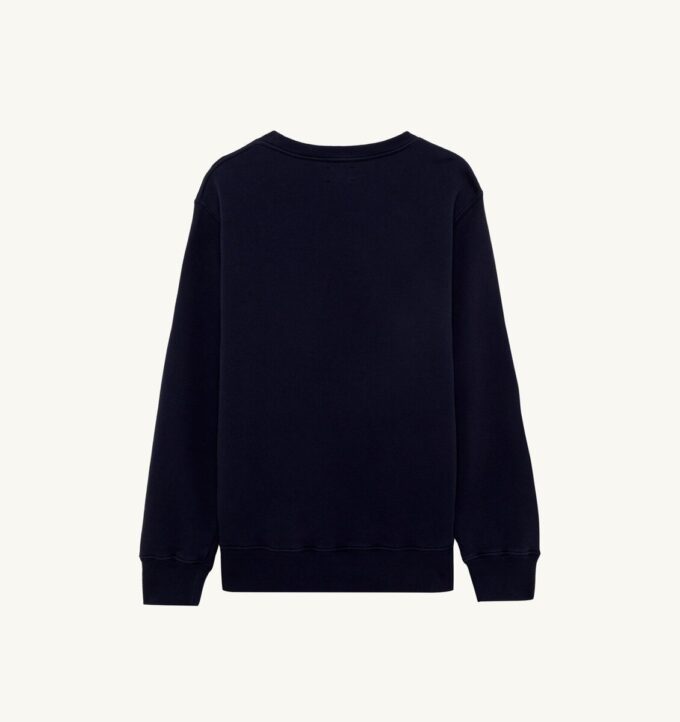 Besticktes Autry-Logo-Sweatshirt mit Rundhalsausschnitt für Herren