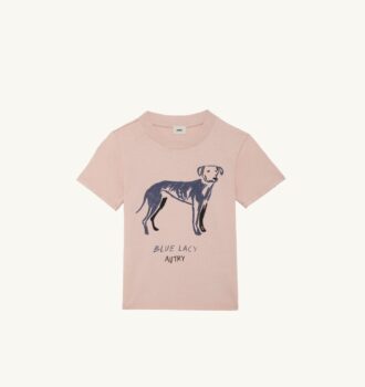 BLAUES SPITZEN-T-SHIRT FÜR KINDER