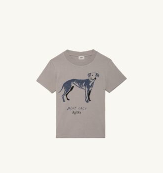 BLAUES SPITZEN-T-SHIRT FÜR KINDER