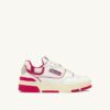 CLC Low Sneaker aus weißem Leder und hellrosa Wildleder CLC Low Sneaker aus weißem Leder und hellrosa Wildleder