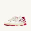 CLC Low Sneaker aus weißem Leder und hellrosa Wildleder CLC Low Sneaker aus weißem Leder und hellrosa Wildleder
