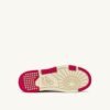 CLC Low Sneaker aus weißem Leder und hellrosa Wildleder CLC Low Sneaker aus weißem Leder und hellrosa Wildleder