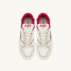 CLC Low Sneaker aus weißem Leder und hellrosa Wildleder CLC Low Sneaker aus weißem Leder und hellrosa Wildleder