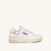 CLC Low Sneaker aus weißem Leder und puderrosa Wildleder CLC Low Sneaker aus weißem Leder und puderrosa Wildleder