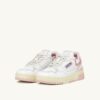 CLC Low Sneaker aus weißem Leder und puderrosa Wildleder CLC Low Sneaker aus weißem Leder und puderrosa Wildleder