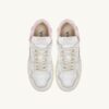 CLC Low Sneaker aus weißem Leder und puderrosa Wildleder CLC Low Sneaker aus weißem Leder und puderrosa Wildleder