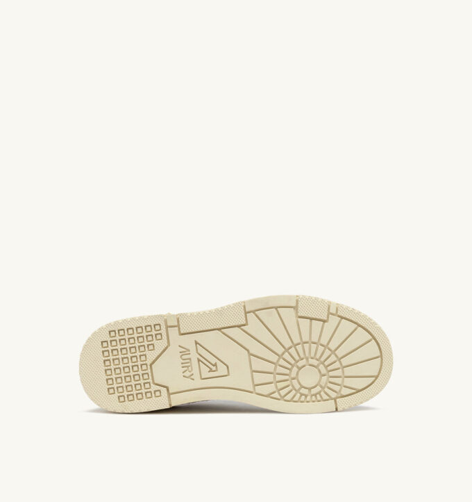 CLC Low Sneaker aus weißem Leder und sandfarbenem Wildleder CLC Low Sneaker aus weißem Leder und sandfarbenem Wildleder
