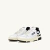CLC Low Sneaker aus weißem Leder und schwarzem Wildleder CLC Low Sneaker aus weißem Leder und schwarzem Wildleder