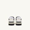 CLC Low Sneaker aus weißem Leder und schwarzem Wildleder CLC Low Sneaker aus weißem Leder und schwarzem Wildleder