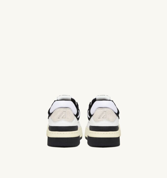 CLC Low Sneaker aus weißem Leder und schwarzem Wildleder CLC Low Sneaker aus weißem Leder und schwarzem Wildleder