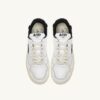 CLC Low Sneaker aus weißem Leder und schwarzem Wildleder CLC Low Sneaker aus weißem Leder und schwarzem Wildleder