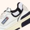 CLC Low Sneaker aus weißem Leder und schwarzem Wildleder CLC Low Sneaker aus weißem Leder und schwarzem Wildleder