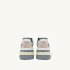 CLC Low Sneaker aus weißem Leder und silberblauem Wildleder CLC Low Sneaker aus weißem Leder und silberblauem Wildleder