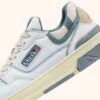 CLC Low Sneaker aus weißem Leder und silberblauem Wildleder CLC Low Sneaker aus weißem Leder und silberblauem Wildleder