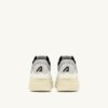 CLC Low Sneaker aus weißem Leder und silbernem Wildleder CLC Low Sneaker aus weißem Leder und silbernem Wildleder