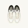 CLC Low Sneaker aus weißem Leder und silbernem Wildleder CLC Low Sneaker aus weißem Leder und silbernem Wildleder