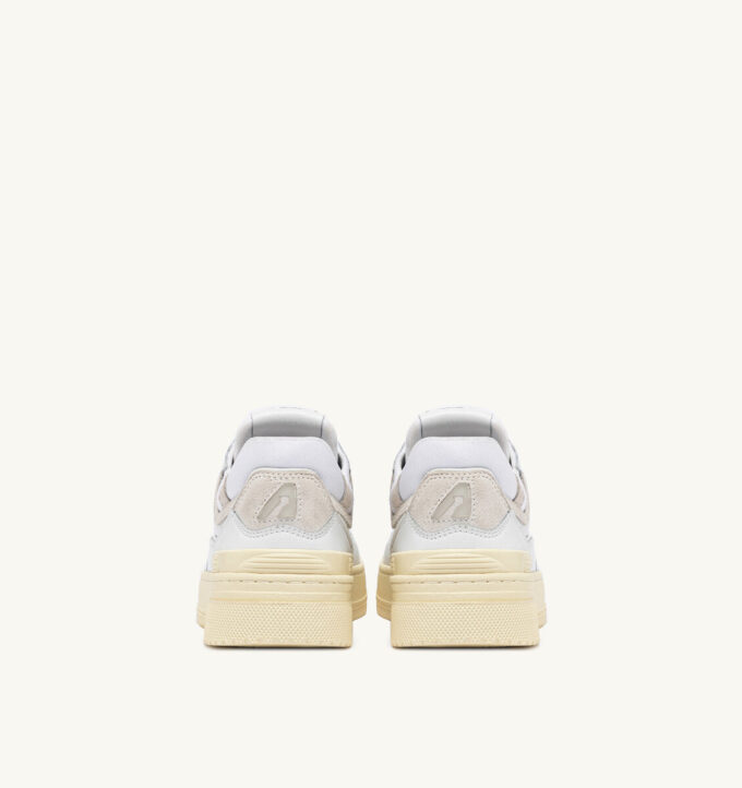CLC Low Sneaker aus weißem Leder und Wildleder CLC Low Sneaker aus weißem Leder und Wildleder