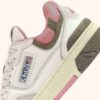 CLC Low Sneaker aus weißem und geranienfarbenem Wildleder CLC Low Sneaker aus weißem und geranienfarbenem Wildleder