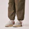 CLC Low Sneaker aus weißem und geranienfarbenem Wildleder CLC Low Sneaker aus weißem und geranienfarbenem Wildleder