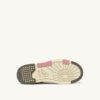 CLC Low Sneaker aus weißem und geranienfarbenem Wildleder CLC Low Sneaker aus weißem und geranienfarbenem Wildleder