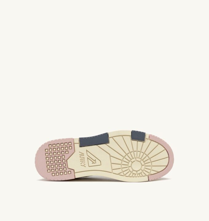 CLC Low Sneaker aus weißem und pfirsichfarbenem Veloursleder CLC Low Sneaker aus weißem und pfirsichfarbenem Veloursleder