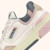 CLC Low Sneaker aus weißem und pfirsichfarbenem Veloursleder CLC Low Sneaker aus weißem und pfirsichfarbenem Veloursleder