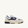 CLC Low Sneaker aus weißem und raumblauem Leder und Wildleder CLC Low Sneaker aus weißem und raumblauem Leder und Wildleder