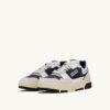 CLC Low Sneaker aus weißem und raumblauem Leder und Wildleder CLC Low Sneaker aus weißem und raumblauem Leder und Wildleder