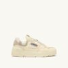CLC Low Sneaker aus winterweißem Leder