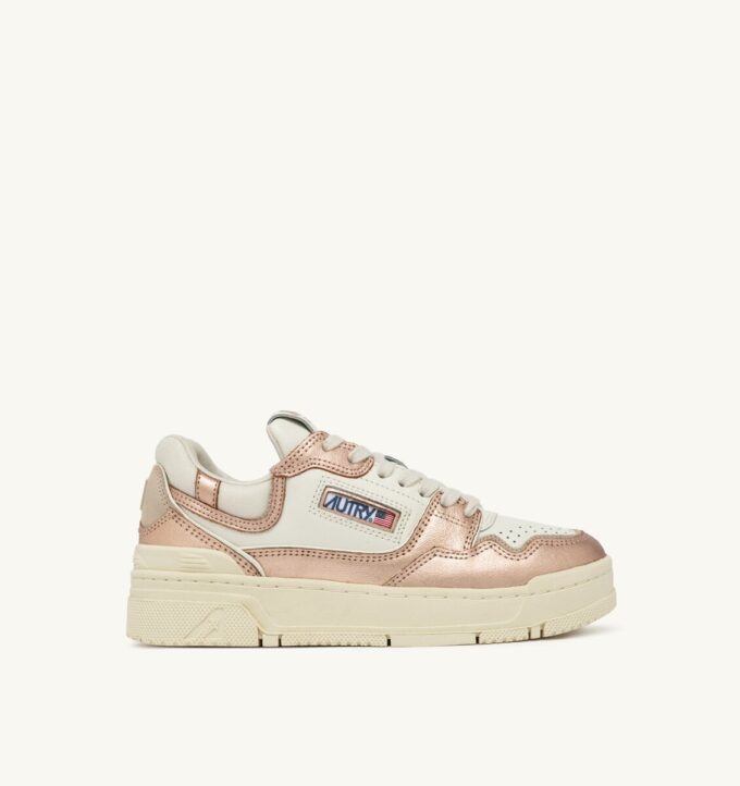 CLC Low Sneaker in Lederfarbe Kupfer