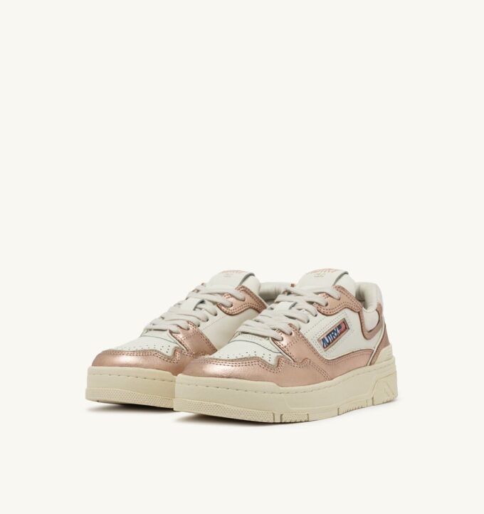 CLC Low Sneaker in Lederfarbe Kupfer