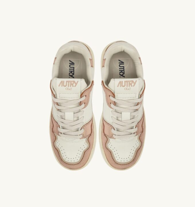 CLC Low Sneaker in Lederfarbe Kupfer