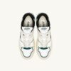 CLC Low Sneaker in Weiß und Wald-Wildleder und Leder CLC Low Sneaker in Weiß und Wald-Wildleder und Leder
