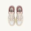 CLC Low Sneaker in Whisper White, Ash Rose und Silberleder CLC Low Sneaker in Whisper White, Ash Rose und Silberleder