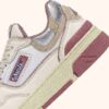 CLC Low Sneaker in Whisper White, Ash Rose und Silberleder CLC Low Sneaker in Whisper White, Ash Rose und Silberleder
