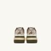 CLC Low Sneaker in Whisper White Lizard und Platinleder