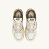 CLC Low Sneaker in Whisper White Lizard und Platinleder