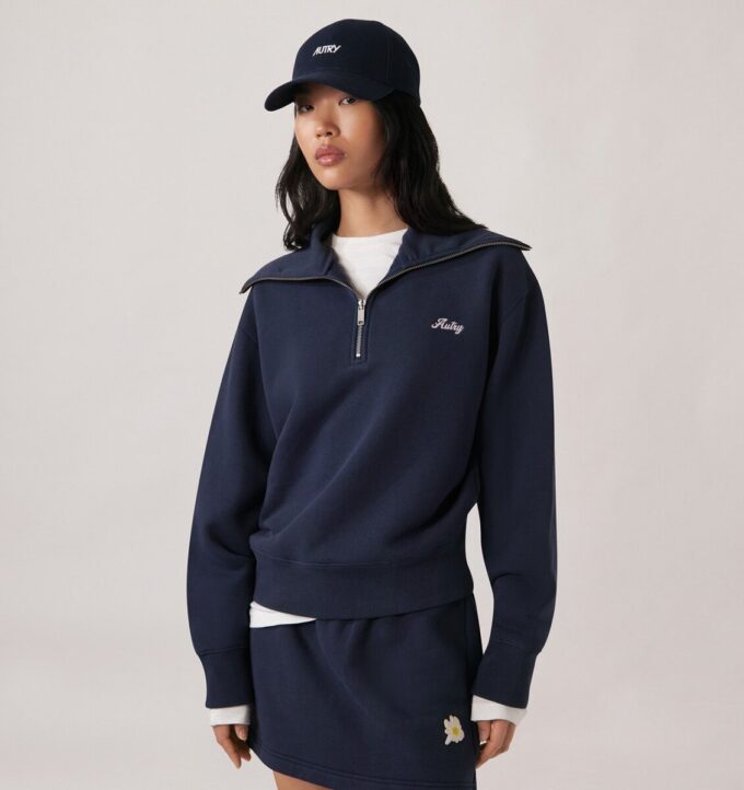 CLUB HALF ZIP SWEATSHIRT DAMEN