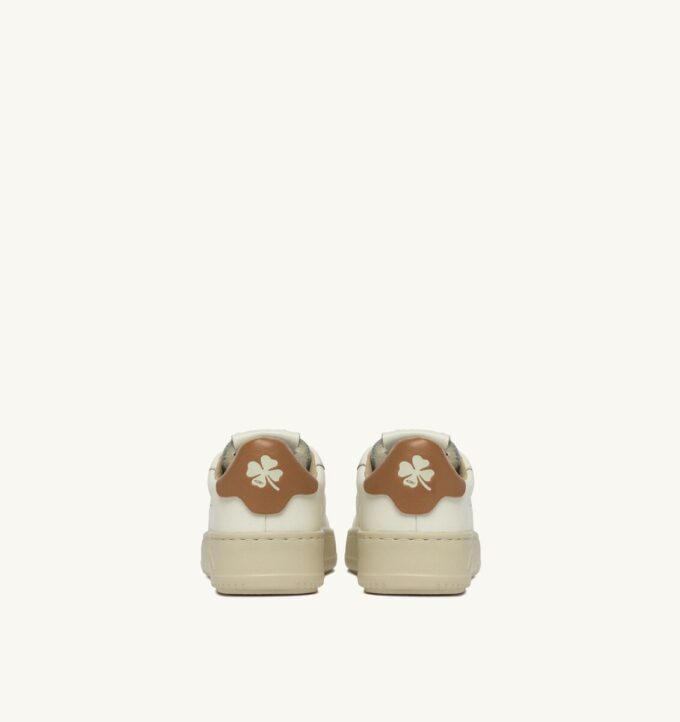DALLAS KIDS KIDS LOW SNEAKER IN LEDERFARBE MARSHMALLOW UND BROWN SUGAR DALLAS KIDS KIDS LOW SNEAKER IN LEDERFARBE MARSHMALLOW UND BROWN SUGAR