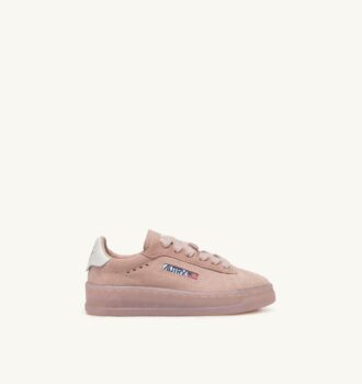 DALLAS KIDS LOW SNEAKER IN PUDERROSA WILDLEDER
