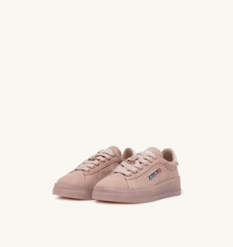 DALLAS KIDS LOW SNEAKER IN PUDERROSA WILDLEDER