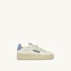 DALLAS KIDS LOW SNEAKERS IN LEDERFARBE MARSHMALLOW UND DELLA ROBBIA BLUE DALLAS KIDS LOW SNEAKERS IN LEDERFARBE MARSHMALLOW UND DELLA ROBBIA BLUE