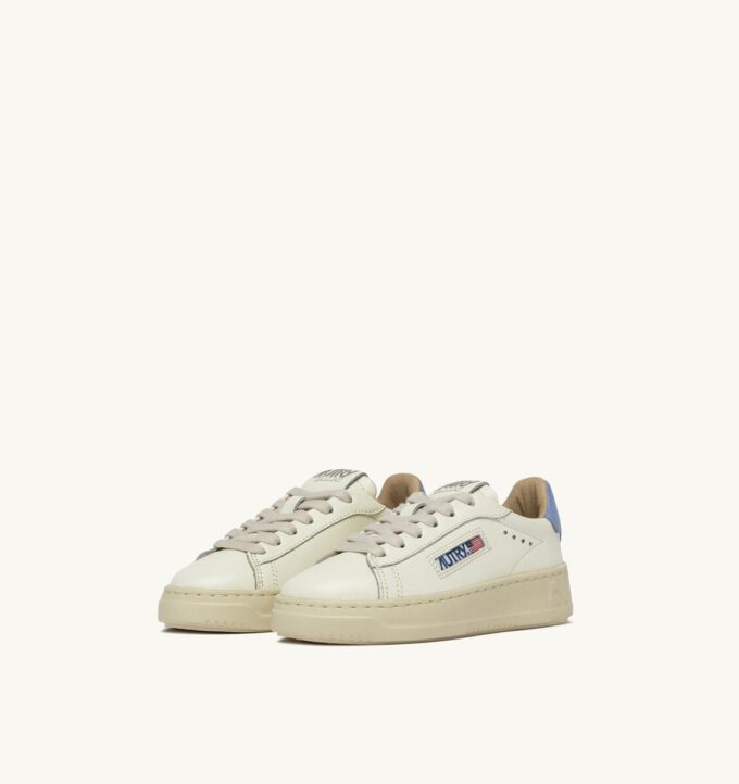 DALLAS KIDS LOW SNEAKERS IN LEDERFARBE MARSHMALLOW UND DELLA ROBBIA BLUE DALLAS KIDS LOW SNEAKERS IN LEDERFARBE MARSHMALLOW UND DELLA ROBBIA BLUE