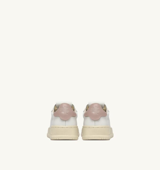 DALLAS KIDS LOW SNEAKERS IN WEISSEM UND PUDERROSA LEDER DALLAS KIDS LOW SNEAKERS IN WEISSEM UND PUDERROSA LEDER