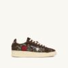 DALLAS LOW ‚FLORAL‘ SNEAKER AUS BRAUNEM WILDLEDER