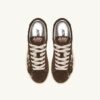 DALLAS LOW ‚FLORAL‘ SNEAKER AUS BRAUNEM WILDLEDER