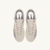 DALLAS LOW ‚FLORAL‘ SNEAKER AUS WEISSEM WILDLEDER