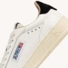 DALLAS LOW SNEAKER AUS WEISSEM UND SCHWARZEM LEDER